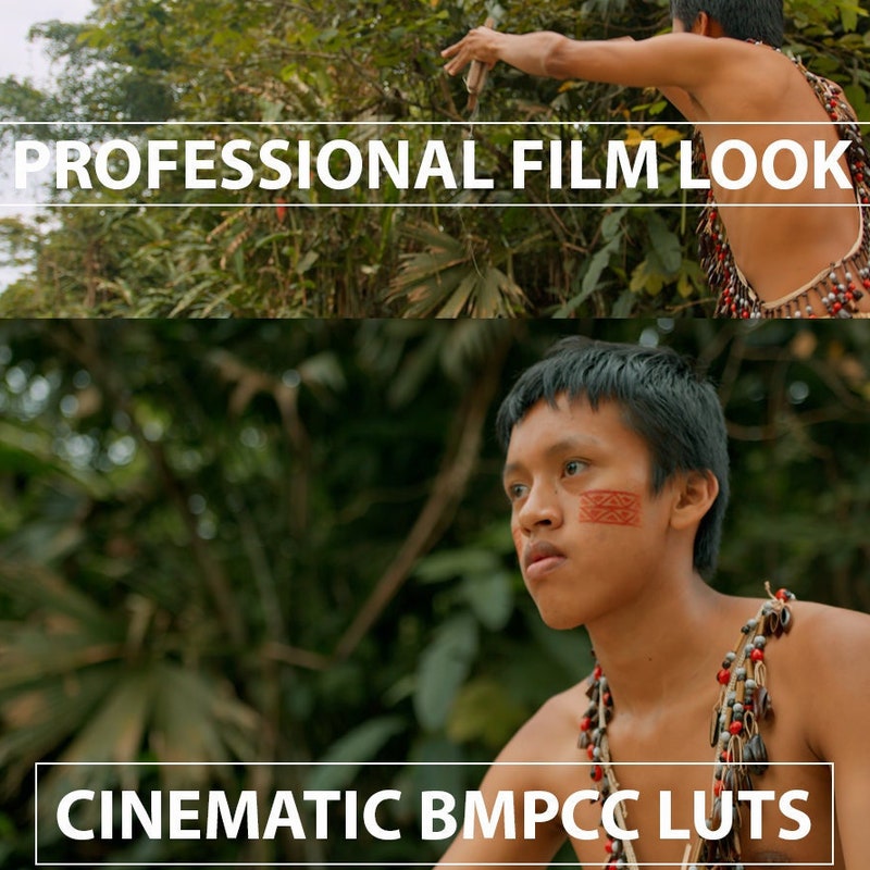 Etsy product cover for BMPCC 4K/6K cinematic LUTs from Thiago Vibesp